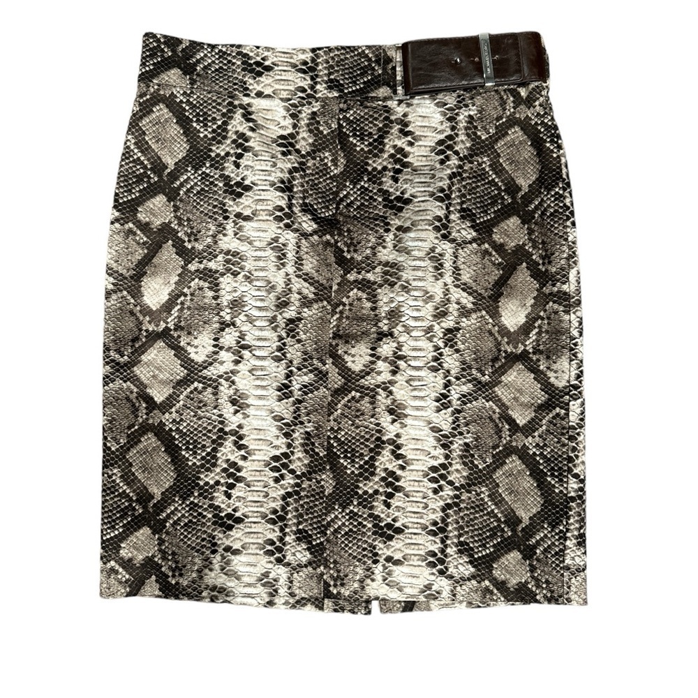 MICHAEL Michael Kors Python Print Pencil Skirt Sz 4